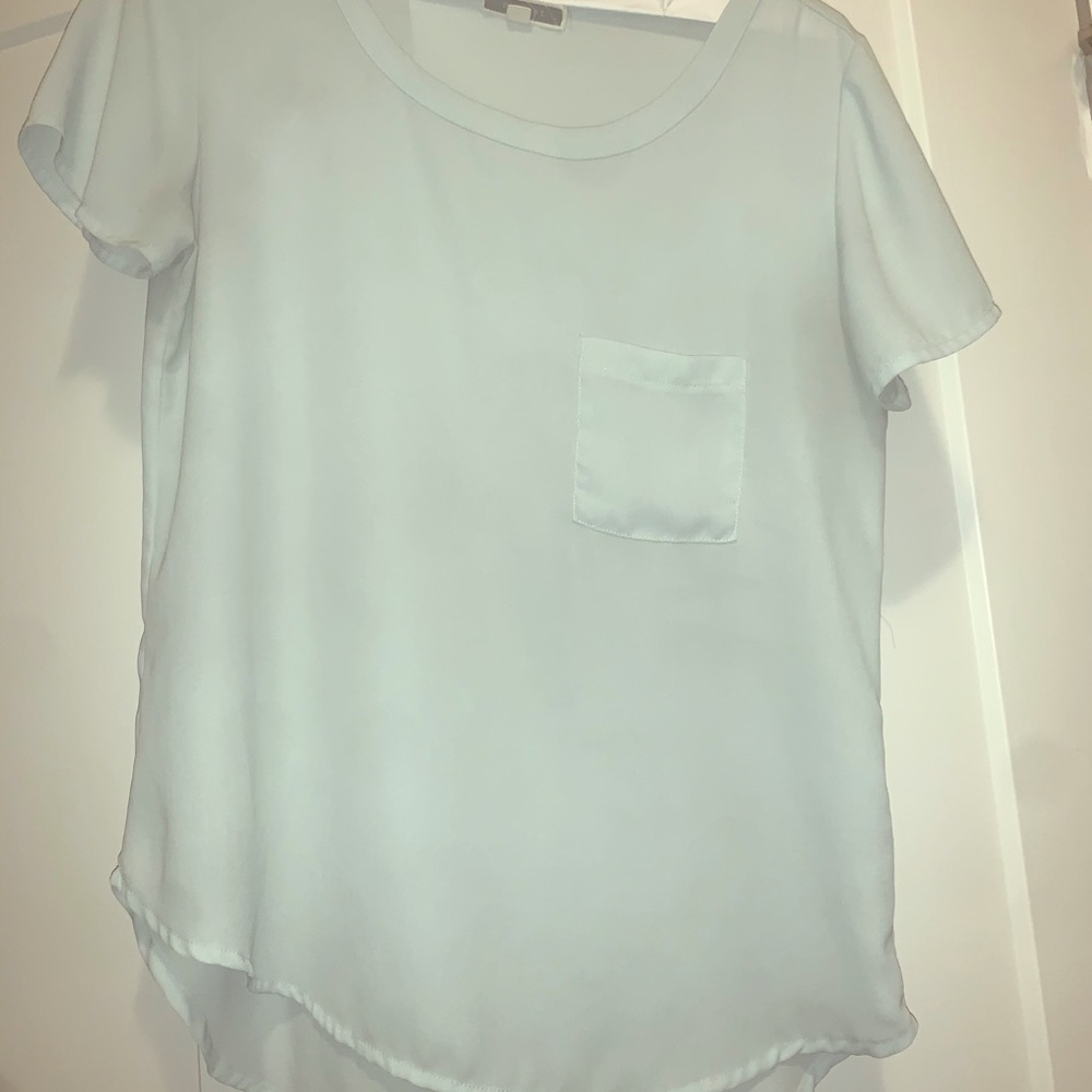 Silky Mint Green Blouse